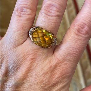 Citrine 925 ring